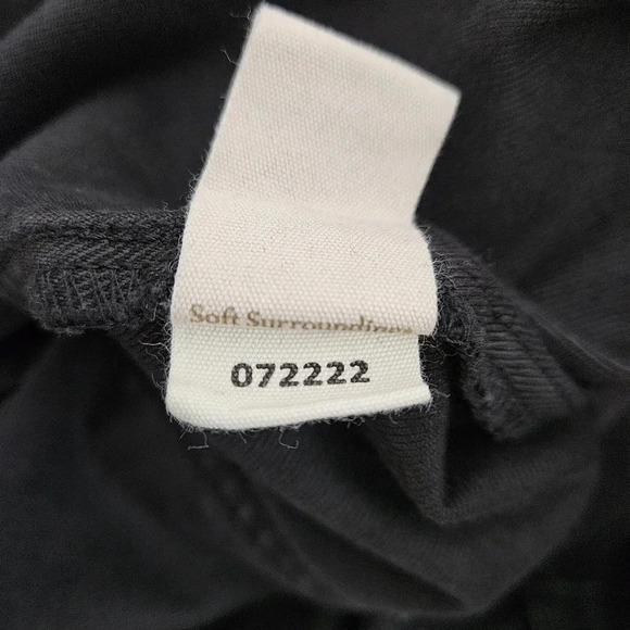 Soft Surroundings The Ultimate Pull On Jeans High Rise Dark Wash Denim - Picture 5 of 5